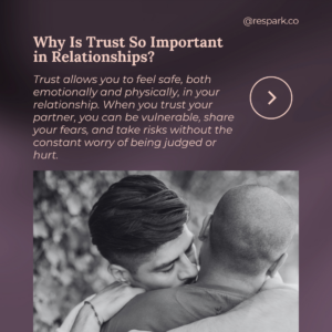 No trust, no relationship