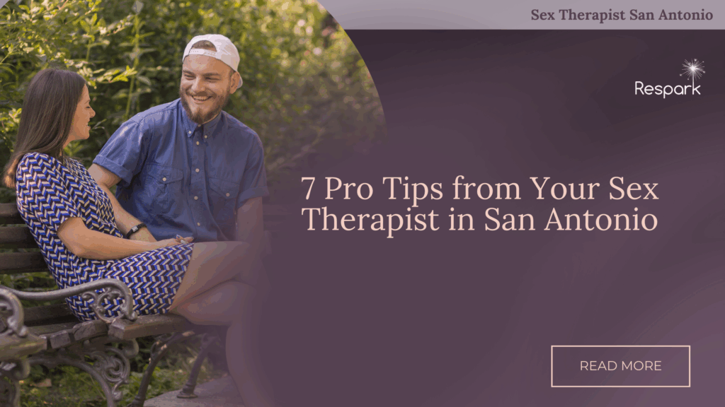 Couple holding hands on a park bench in San Antonio – representing intimacy and connection supported by sex therapy.