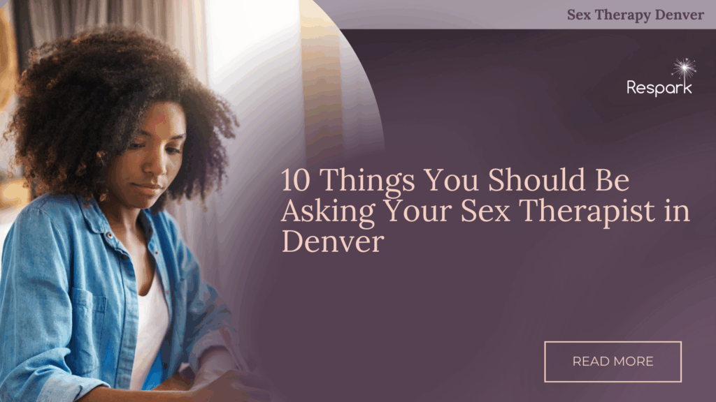 Talk with a sex therapist in a comfortable Denver office setting.